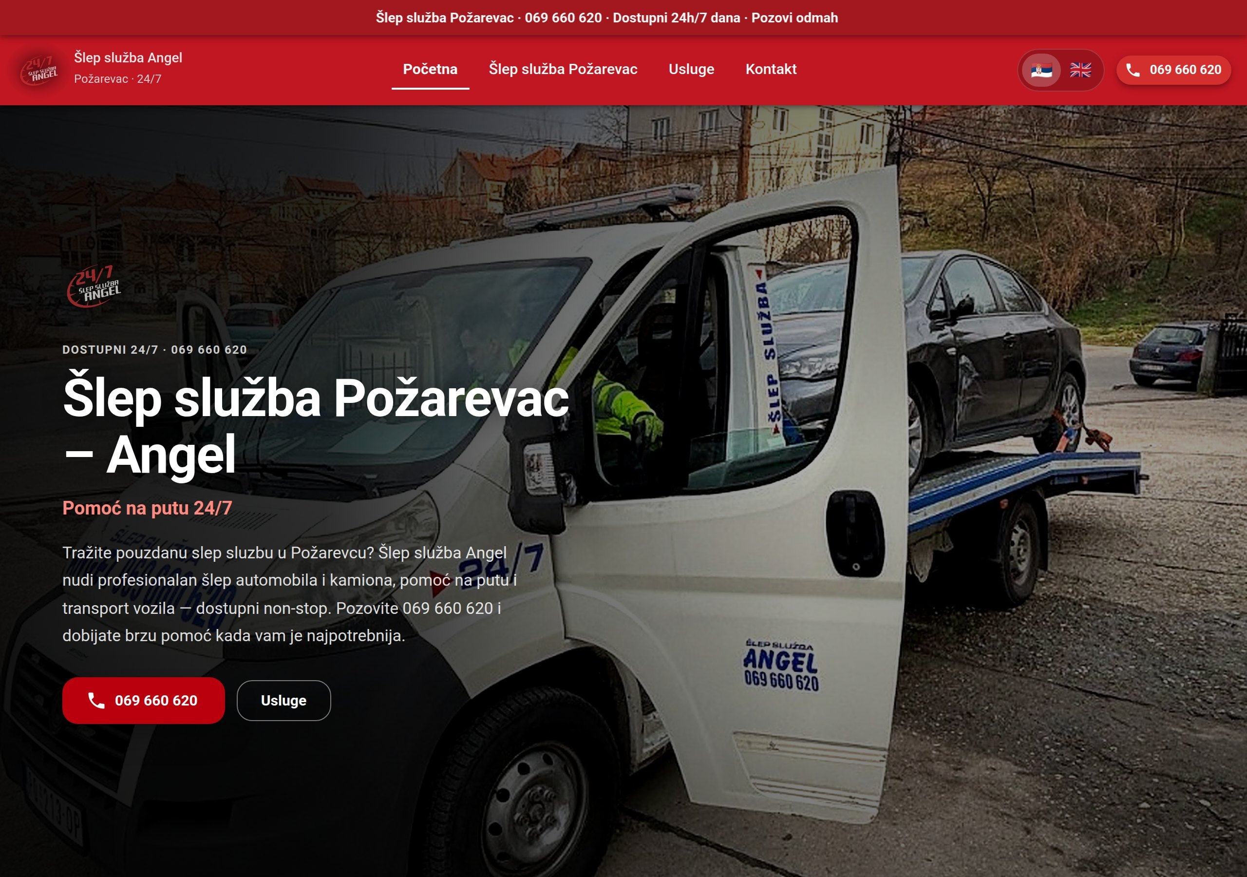 Šlep služba Angel